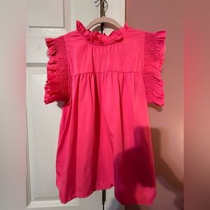 Pink Ruffled Women’s Top